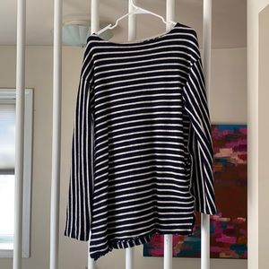 Free People Striped MIDI Dress